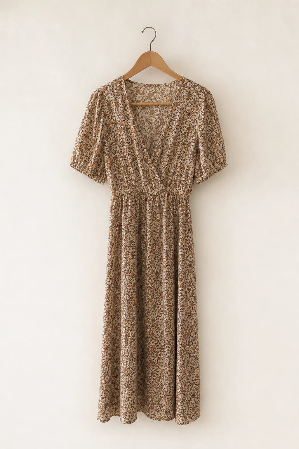 Vestido flores midi